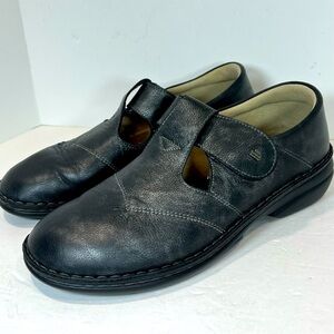 Finn Comfort Tofino Mary Jane Shoes Size 42 (11.5) Women Black Leather Germany